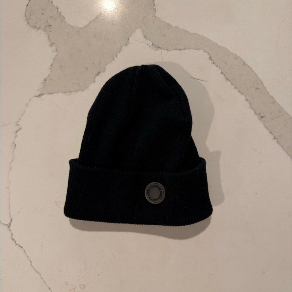 $14 Zara Black Beanie Ribbed One Size Carhartt